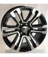 GMC Denali Style 22&quot; Black &amp; Machine Split Spoke Wheels For 2000-18 Sier... - $21,153.55 MXN