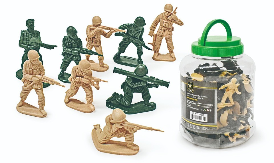 U.S. ARMY 100PCS Classic Army Men Toy Soldiers Military Officially Licensed - $16.99