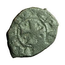 Cilician Armenia Medieval Coin Levon III or IV 19mm King / Cross 04383 - £14.87 GBP