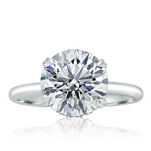 Igi 3.02 KT F VS1 Laboratrio Cresciuta Diamante Rotondo Hidden Halo - £3,872.14 GBP