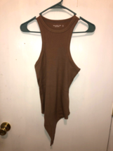 NEW Abercrombie &amp; Fitch Soft A&amp;F Collection SZ Medium Sleeveless Brown Body Suit - £12.39 GBP