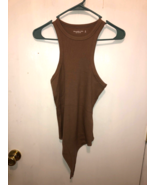 NEW Abercrombie &amp; Fitch Soft A&amp;F Collection SZ Medium Sleeveless Brown B... - $296.09 MXN