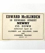 1954 Edward McAlinden Humber Hillman Dealership Advertisement Automobili... - $27.41 CAD