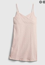 New GAP Kids Girl Pink Floral Adjustable Spaghetti Strap Crossover Cami Dress 8 - $19.79