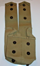 1980s Israeli SF Military Combat Tactical Double Pouch Clip Design TAN DESERT - £15.82 GBP