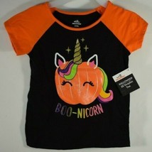 Boo-nicorn Unicorn Halloween Kids Graphic Screen T-Shirt (Size: 2T) New - £9.57 GBP