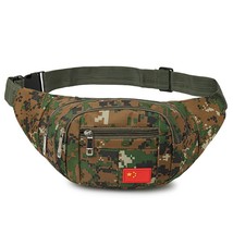 New Camouflage Tactics Waist Bag Outdoor Sports Large Capacity Men&#39;s Waist Packs - £52.52 GBP