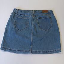 Lee Regular Fit Women’s Size 16M Blue Mid-Rise Denim Skort 112315513 image 2