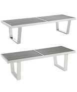 Stainless Steel Platform Bench Slotted Slat Slatted Slot 5’ Ft 4’ Ft - $393.90 CAD+