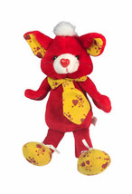 Rare Vintage Sugar Loaf Red Mouse Yellow Tie With Hearts 12” Plush 1996 - £26.28 GBP