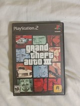 Grand Theft Auto III GTA 3 PS2 (PlayStation 2, 2001) Cib Map Manual Blac... - $14.92