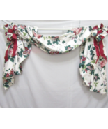 Waverly Pleasant Valley Floral Rosette Custom Adjustable Swag Valance - $50.00