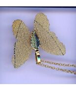 Mode Handmade Doré Couleur Pendentif Papillon avec Collier - $27.15