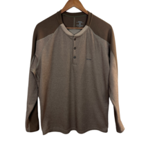 Patagonia Capilene Henley Performance Baselayer Shirt Mens Large Brown Midweight - £23.71 GBP