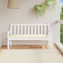  Garden Bench Cushion Cream White Oxford Fabric (100% Polyester) - $63.85