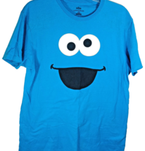 Sesame Street T-shirt Size Large Cookie Monster Blue Seaworld Orlando Florida - $15.72