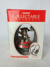 Noma Ornamotion Teddy Bear Christmas Rotating Ornament in Box # 2321 - £25.04 GBP