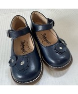 Footmates Shelby Mary Jane Navy Blue Toddler Girl Shoes Flower Size 5 - €24,02 EUR