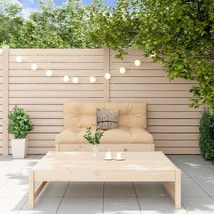 2 Piece Garden Lounge Set Solid Wood Pine - £101.15 GBP