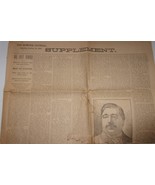 Vintage The Edmore MI Journal Supplement Oct 24 1886 - $1.99