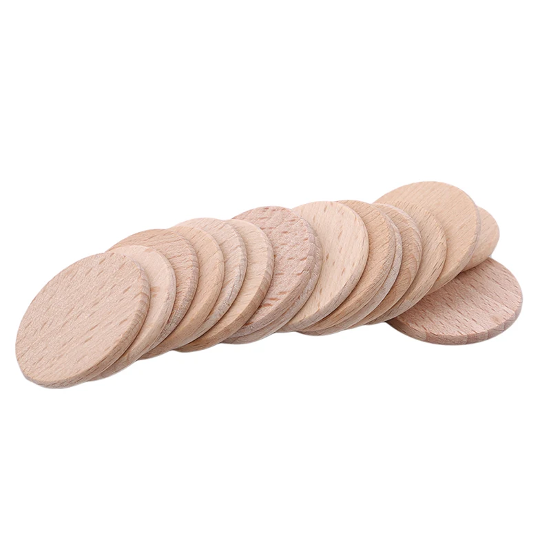 Game Fun Play Toys New Hot Sale 100Pcs 30-40mm Diameter Thickness Unfinished Rou - £31.87 GBP