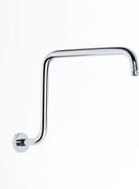 PHASAT S Shaped Shower Arm with Flange,High Rise Shower Head Extension, ... - £19.26 GBP