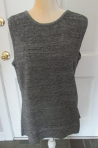 Dana Buchman Grays Sleeveless Knit Sweater Tank Top size L - $7.99