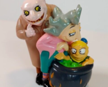 1993 The Addams Family Uncle Fester Grandmas Pugsley Candy Topper Rubber... - $19.75