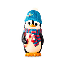 Lighted Blow Mold Penguin Indoor/Outdoor Christmas Decoration, 32 in, Multi-Colo - £18.18 GBP