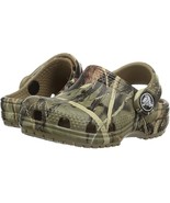 CROCS CLASSIC REALTREE KID&#39;S CLOGS  ASSORTED JUNIOR SIZE J4 BRAND NEW 20... - $29.99