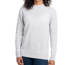 Hilary Radley Womens Cashmere Sweater Heather Gray Size Small - £39.22 GBP
