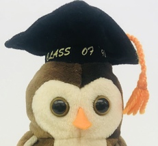 Ty Wise Owl Class Of 98 Beanie Babie 6" Date Of Birth May 31 1997 Graduation Tag - $13.99