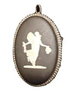 Vintage Wedgwood Jasperware Silver Brooch/Pendant - $299.58 CAD