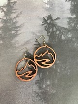 Wild North Wooden Earrings NEW Grand Tetons and Snake River - £10.26 GBP