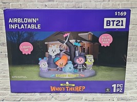 SCRARY NIGHT Halloween Giant BT21 Airblown Yard Inflatable 8.5&#39; Wide Who&#39;s There - $146.56