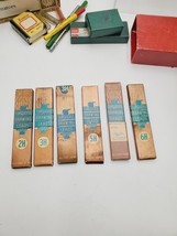 Vintage Lot Of 6 1935 Eagle Turquoise Drawing Leads Mixed - $455.56 MXN