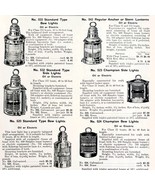 1922 N.T. Bushnell Ship Lanterns &amp; Lights Advertisement Catalogue Hardwa... - $54.83 CAD