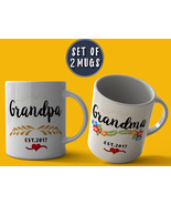 Grandparents Mugs, New Grandparent Mug, Future Grandma Mug, Pregnancy Re... - £20.68 GBP