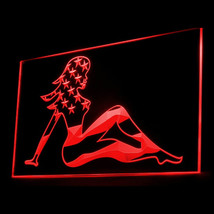 180020B Sexy Lady Woman US Flag Sexual Topless Nudity Uber Sexy LED Light Sign - £17.85 GBP