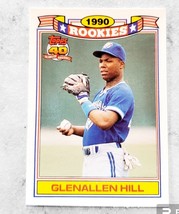 Glenallen Hill 1991 Topps 1990 Rookies Commemorative Set #12 Toronto Blue Jays - £2.37 GBP