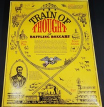 Vintage Train of Thought or Baffling Boxcar, The Replicraft Company Game - $98.99
