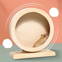 Golden Silk Bear Hamster Running Wheel with Silent Cork Mat - £20.95 GBP+