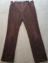 Talbots Pants Womens Petite 10 Burgundy Corduroy Heritage Pockets Straig... - £17.81 GBP