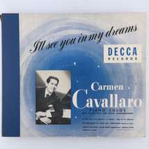 Carmen Cavallaro I&#39;ll See You In My Dreams - 1948 10&quot; 4x 78 rpm Record Book Set - £35.65 GBP