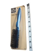VTG Goody Hair Styling Brush 70s Nylon Bristles 1975 NOS Retro #9100 Blue Sealed - £39.14 GBP