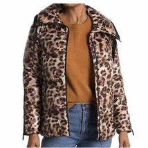 Sam Edelman Packable Leopard Print Puffer Jacket Small NWT - £50.41 GBP