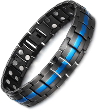 Magnetic Therapy Bracelet for Men, Adjustable with Sizing Tool - £23.86 GBP