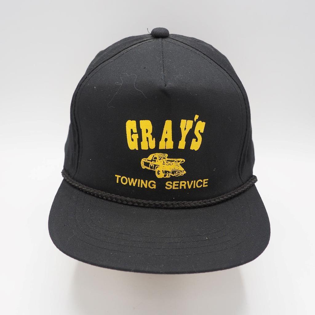Primary image for Snapback Trucker Farmer Hat Cap Gray's Towing Service