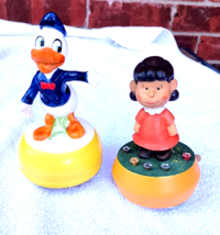 Disney Donald Duck Scmid  &amp; Anri Lucy Walt Disney Music Boxes - $49.48