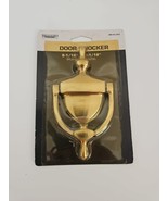 Brushed Satin Nickel Door Knocker Sold Thru Target, 6 1/16&quot; X 3 1/16&quot; NIB - $11.17